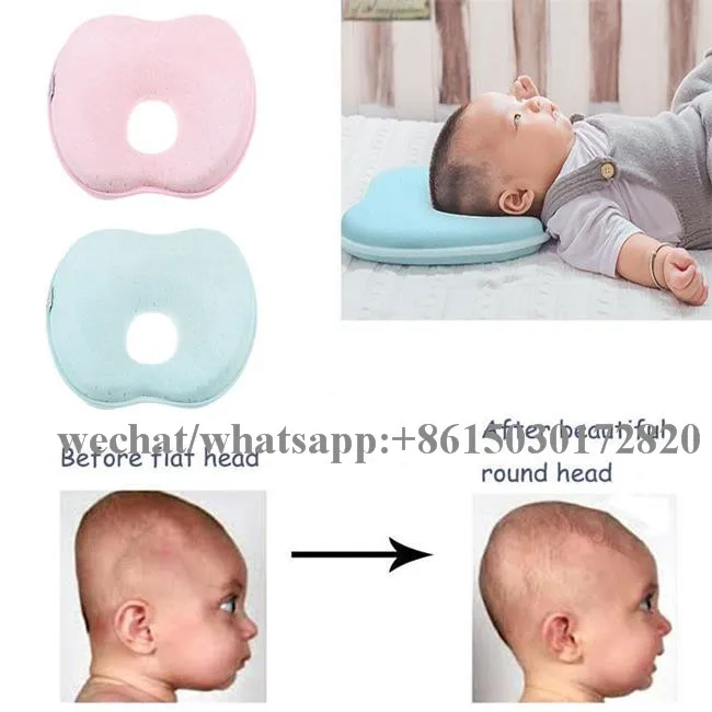 Natural Baby Head Shaping Pillow For Newborns & Infants Prevent
