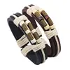 A&J Excellent after-sales service devotional anchor leather bracelet,delicate mens leather bracelet, leather wrap bracelet.