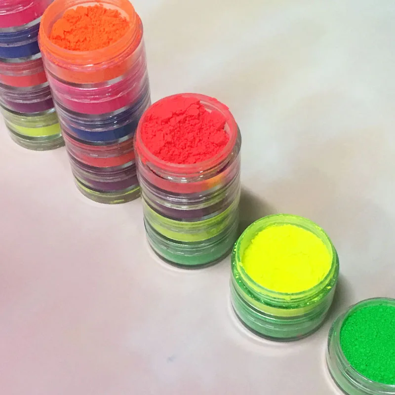hot sales Wholesale Eyeshadow Loose Neon Pigment Eyeshadow 7 Colors in one set eye shadow private label