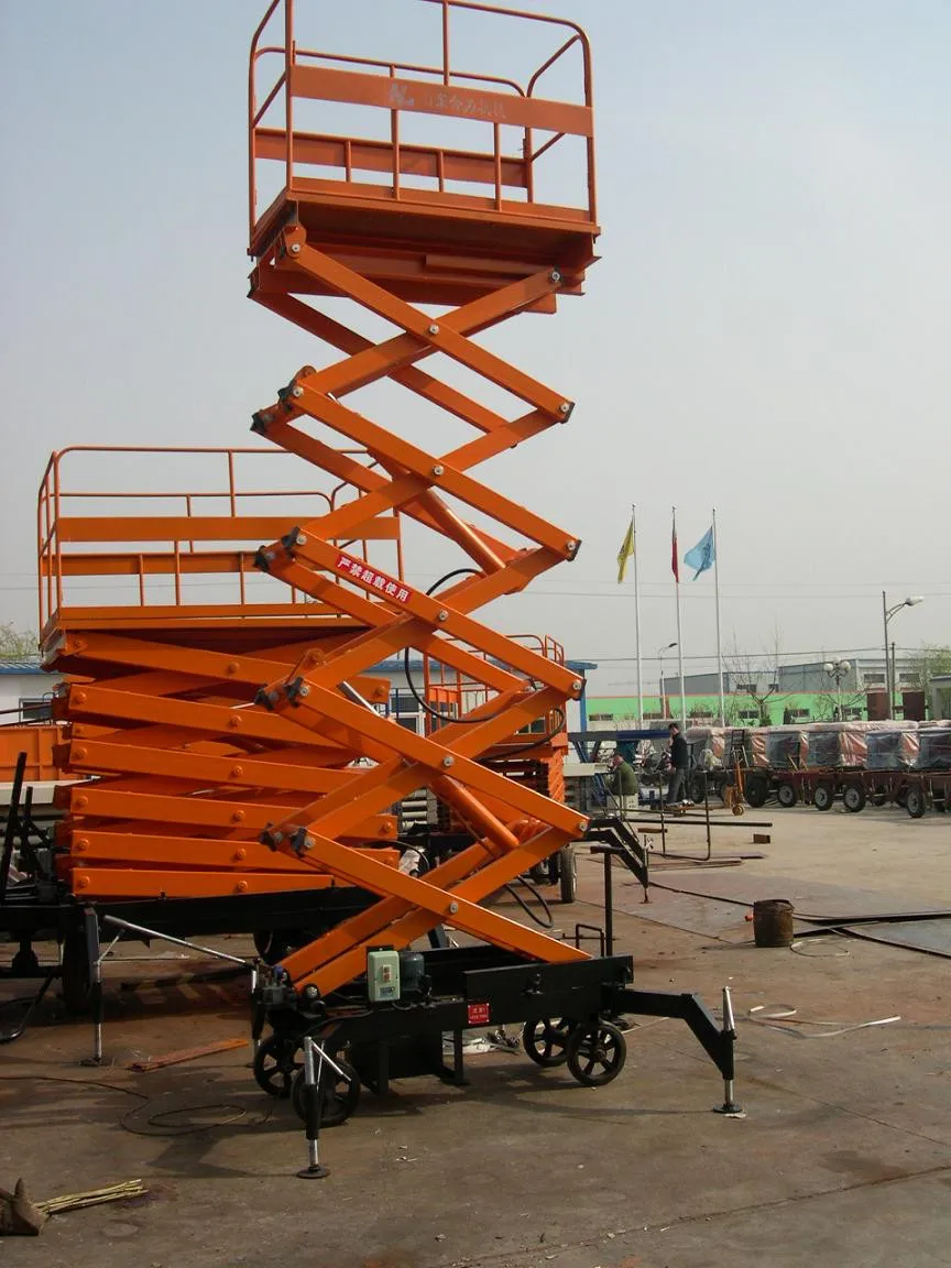 Proffesional Mini Scissor Platform 500kg Portable Crane,Scissor Lift Skylift Price For Sale