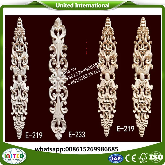 wood furniture parts wood appliques