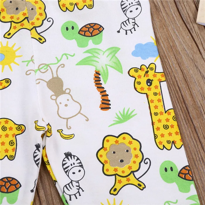 Giraffe print baby romper clothing,cotton baby clothes set ,baby romper for baby