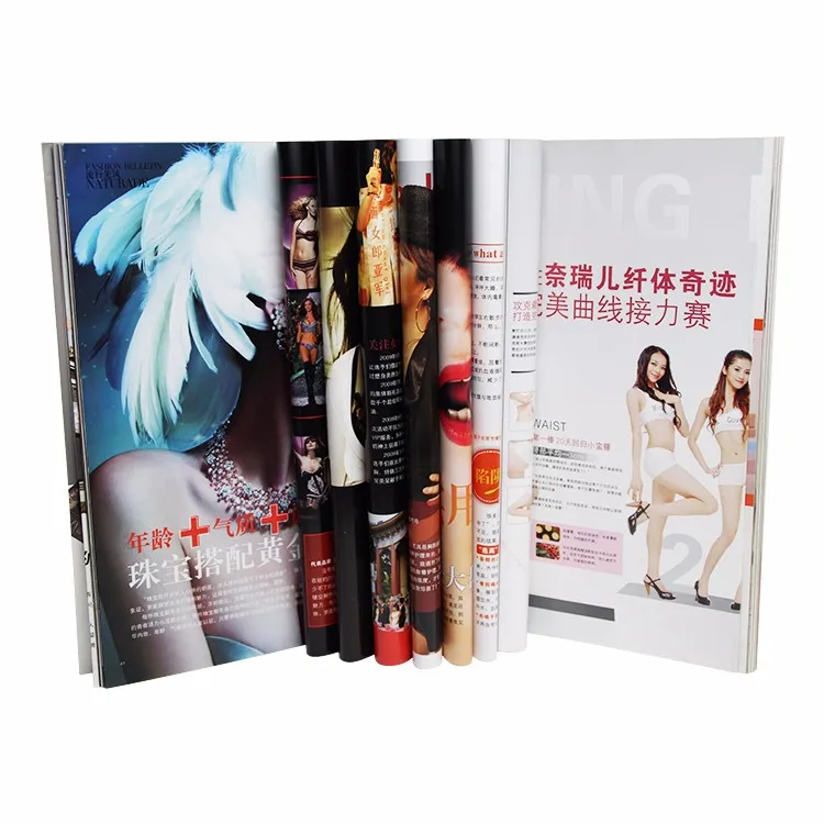2017 High quality fashion magazine printing / Book Printing / Catalog Printing