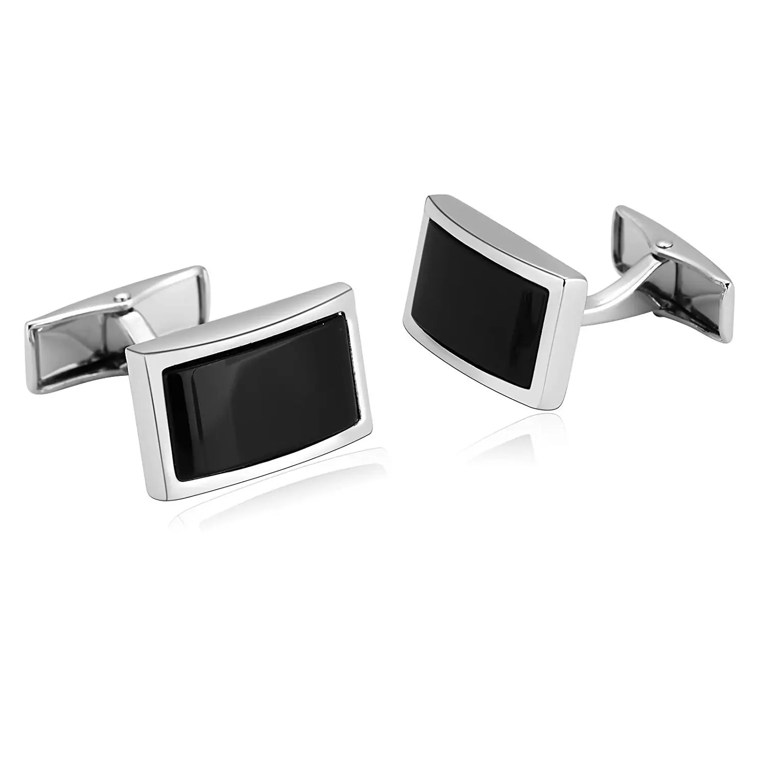 Unique Mens Cufflinks Stainless Steel Tuxedo Cufflinks 2Pcs Business Wedding Classic Gift Box Aooaz