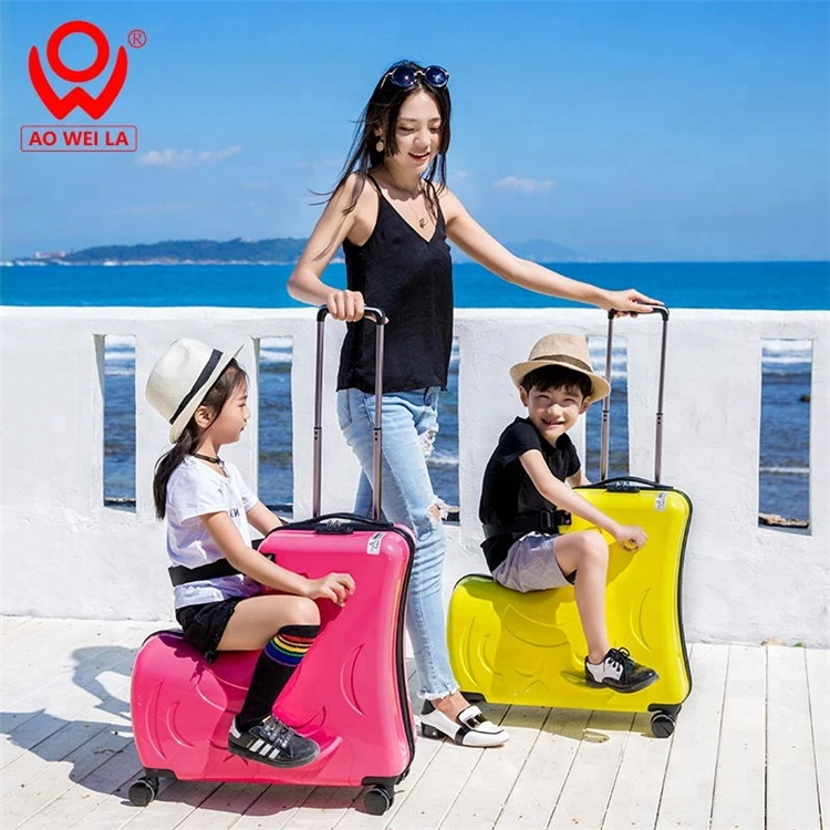 kids rideable luggage