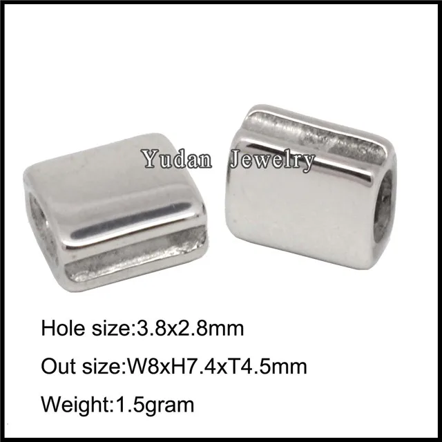 Wholesale Custom Stainless Steel Square Spacer Bead Buy Square Spacer