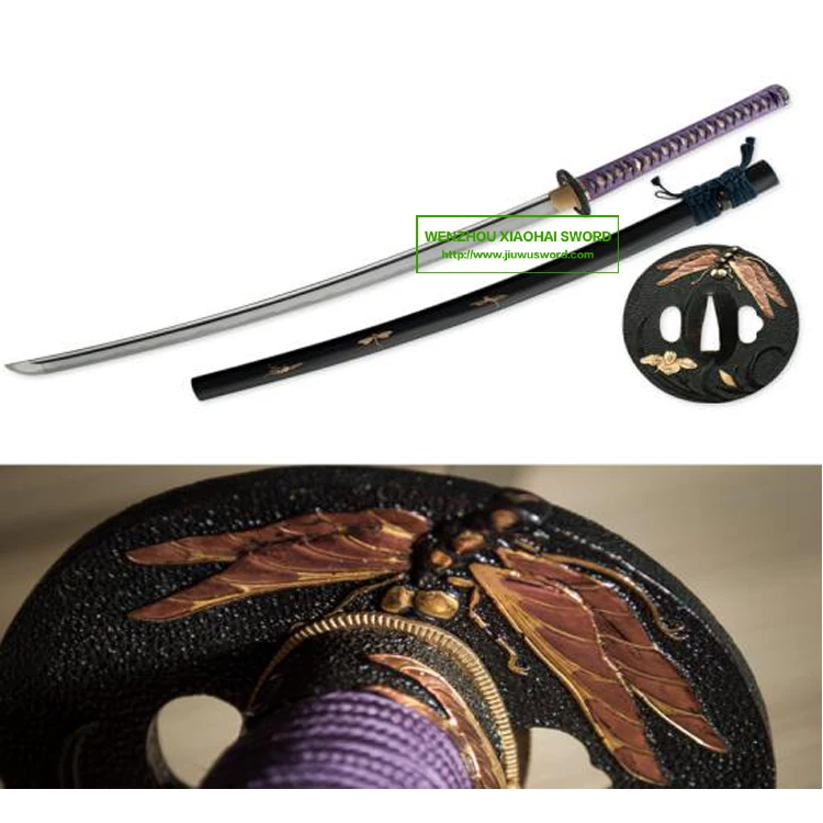 Handmade con chuồn chuồn nhật bản samurai swords katana SS242