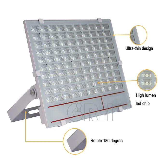 50w ultra thin stainless steel led flood light