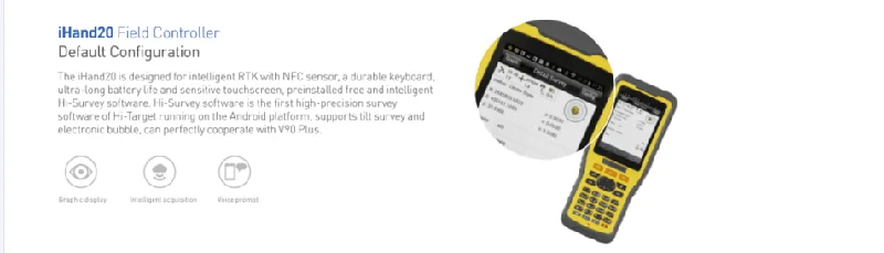 hi-target v90 Landstar field data collection software rtk antenna cheap gnss rtk surveying