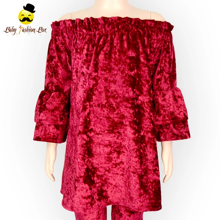 girls burgundy dress