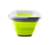 cheap food grade material square recycled plastic folding bucket for beer