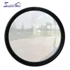 Housetop used circular glass aluminum window as glass skylight