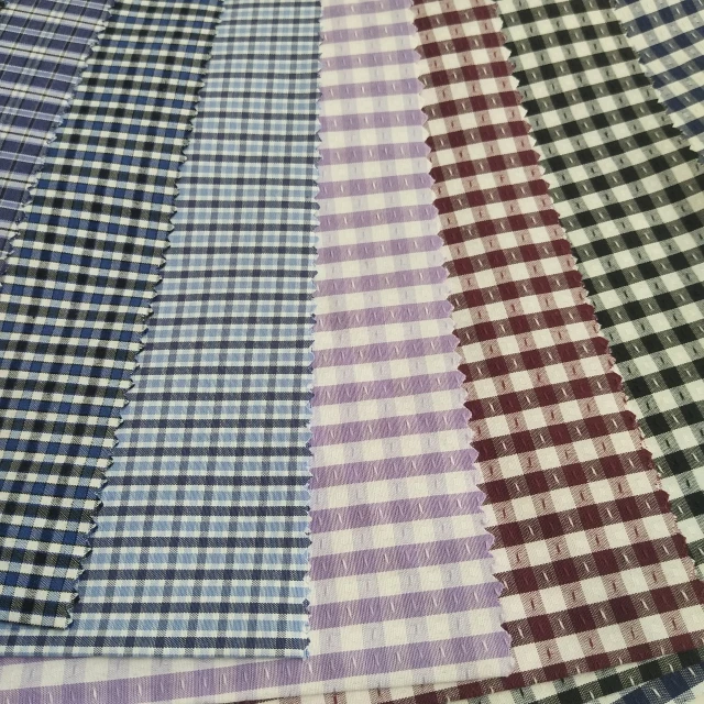 Hot Selling High Quality Woven Flower Yarn Dyed Terylene Fabric Buy