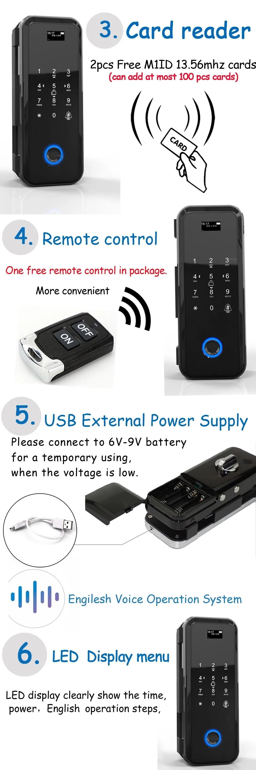 New Automatic Sliding Frameless Smart Digital Wifi Remote Glass