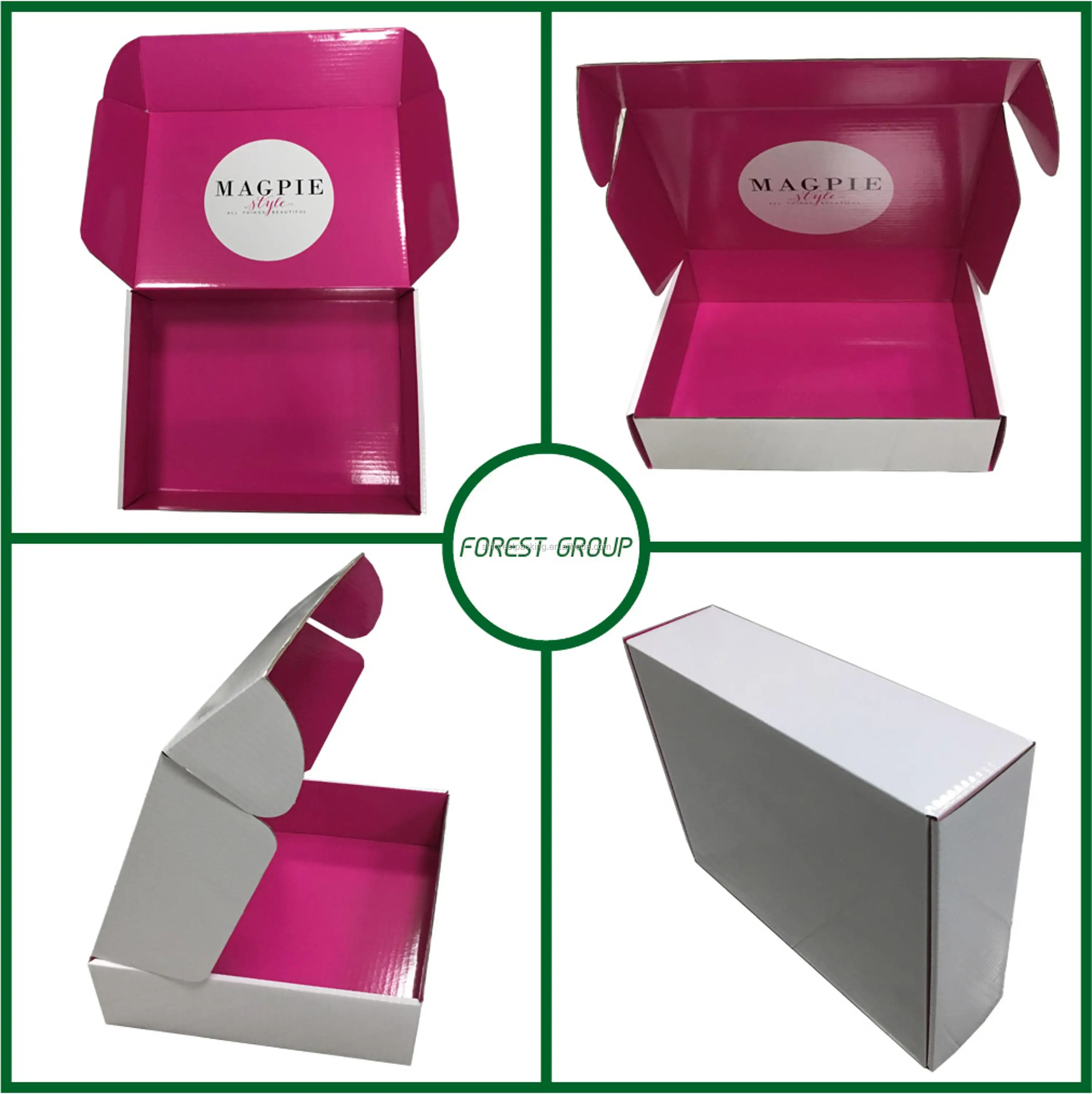 Custom Made Offset Printing Folding Paper Packing Box For Clothing
