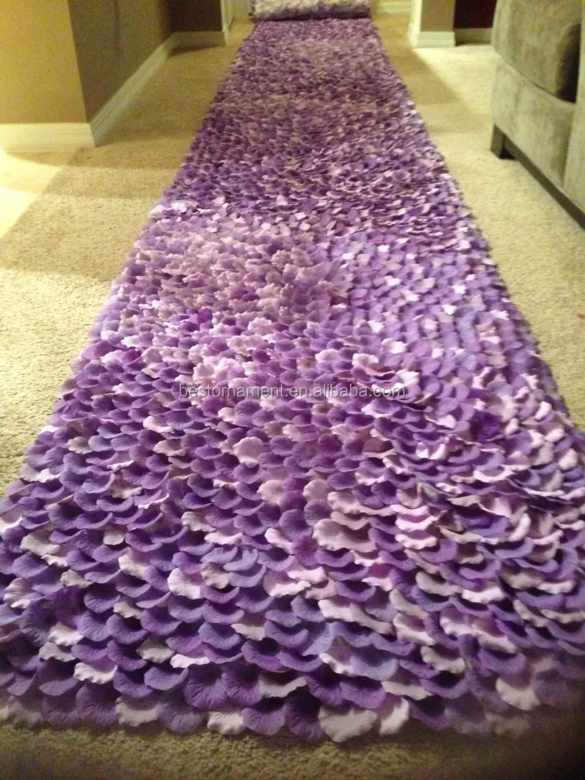 Purple Symphonypurple & Lavender Silk Rose Petal Aisle Runner Buy