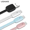 USAMS 1.2m 2A LED light indicator Micro fast usb charging cable Type C Data Sync TPE Cablel for iphone
