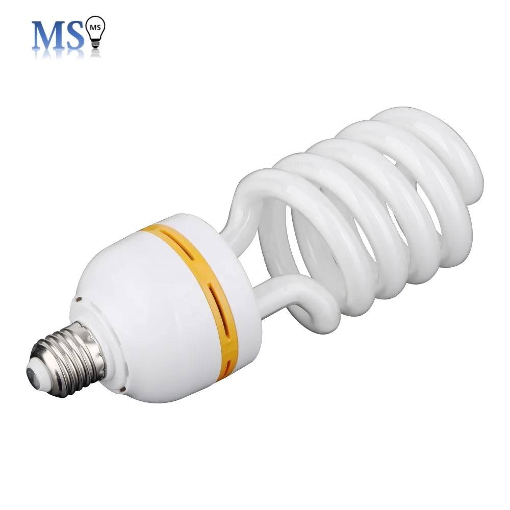24w half spiral cfl energy saving bulb by fluorescent tube