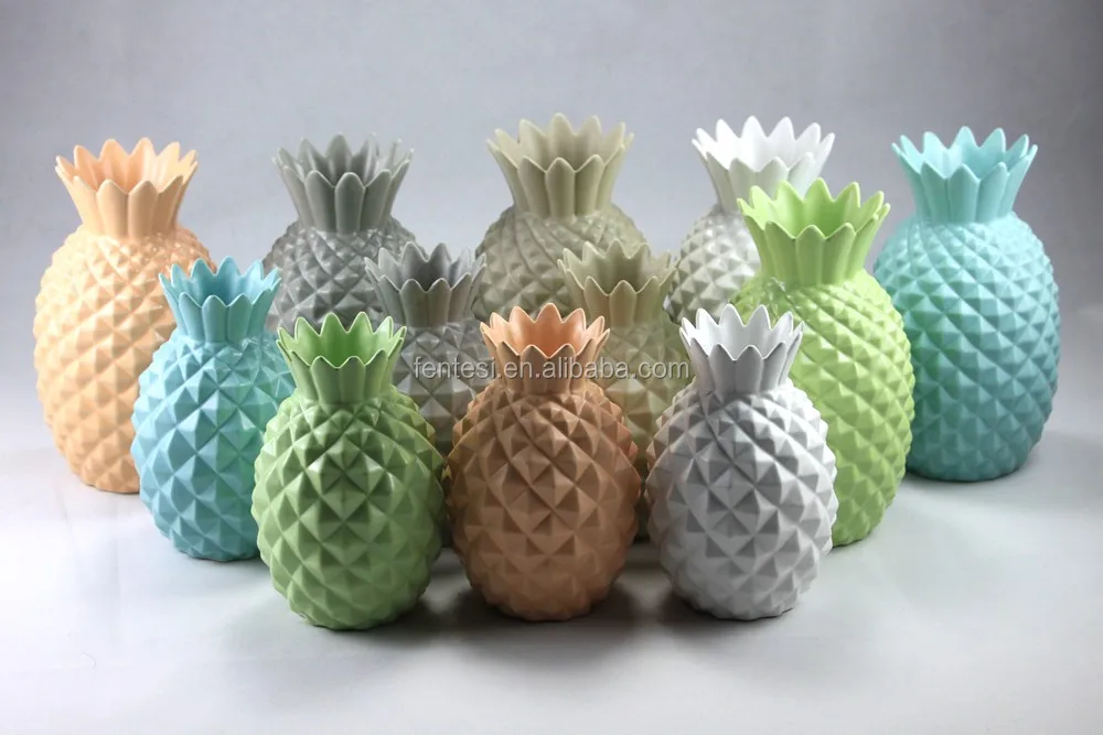 Hot Sale Pineapple Shape Modern Ceramic Floral Vases Buy Decorative