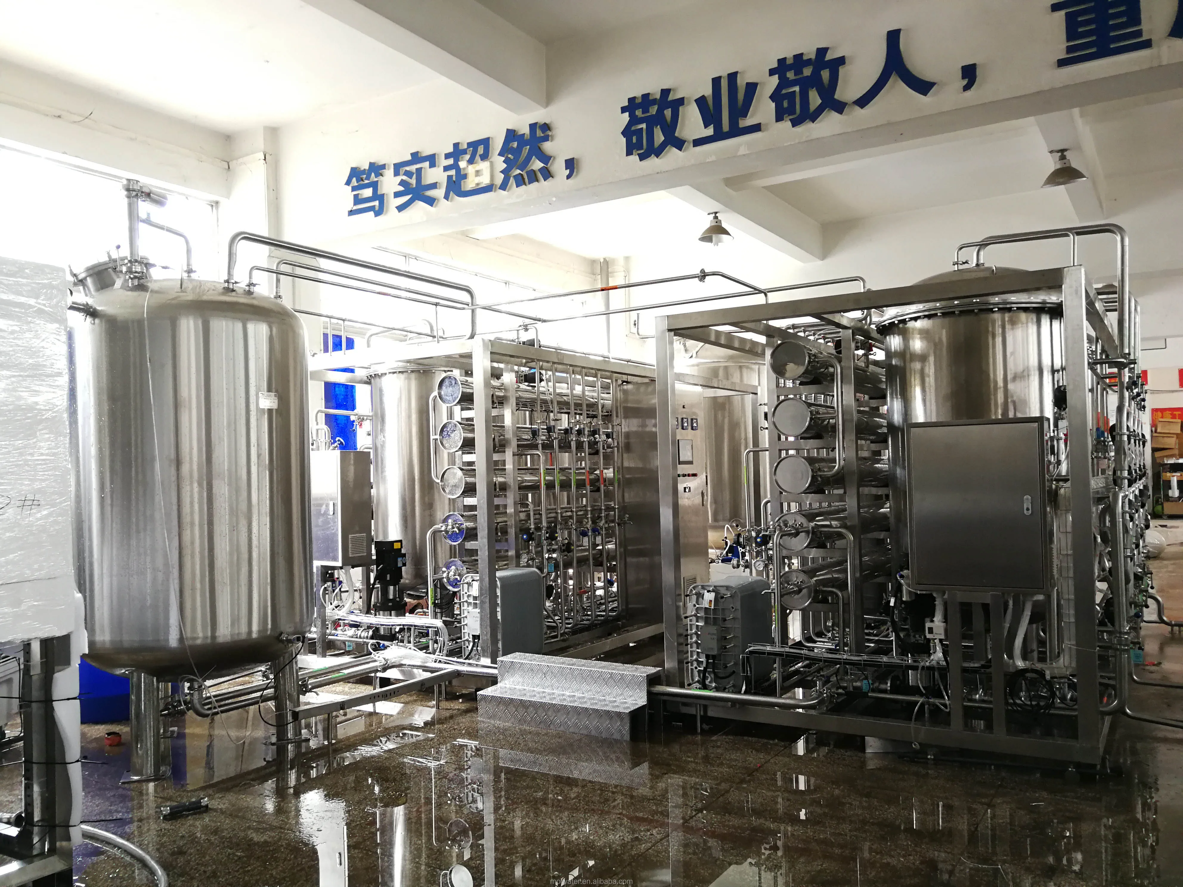 GMP standard Pharmaceutical Purified RO EDI Water Treatment Plant