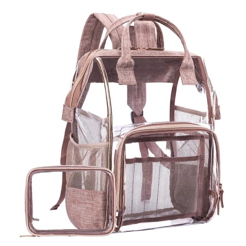 stylish clear backpacks