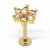 Factory Free Sample Wholesale Price Silver Piercing Labret