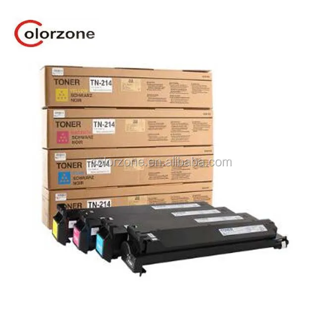 C203 C210 Printers C253 2-Pack TN-213 Yellow Printer Toner Cartridge use for Konica Minolta BizHub C353 C200 Compatible High Yield TN213 