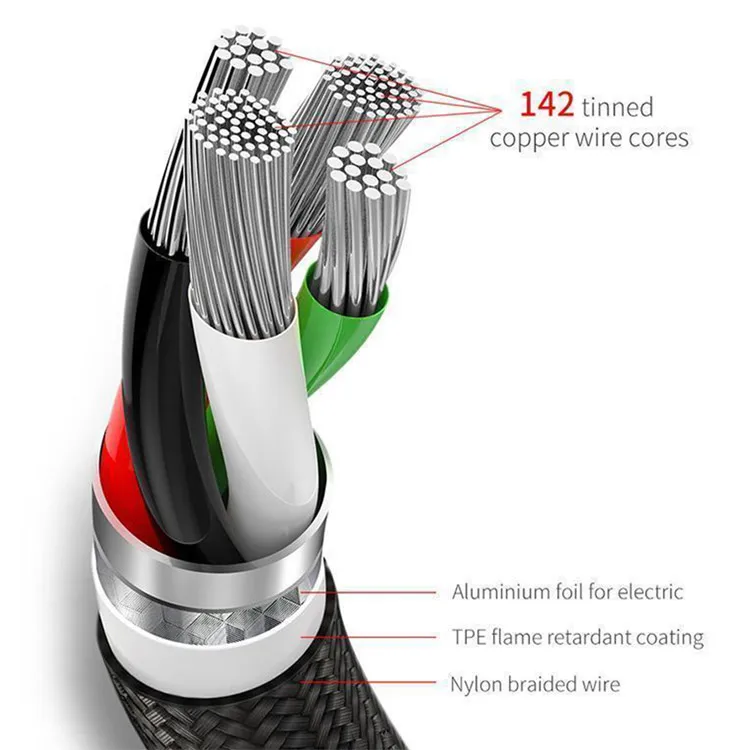 China factory special long charging cable for iphone