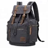 2018 High quality cotton canvas rucksack backpack