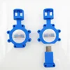 OEM PVC USB Flash Drives Butterfly Valve Ball valve PVC USB U Disk With Your OWN LOGO OWN Shape