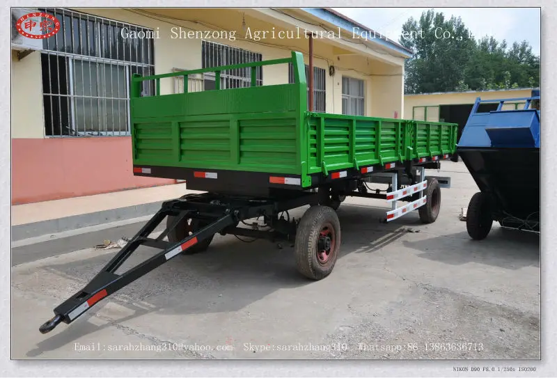 400mm High Farm Usage Double Axle Tractor Hydraulic Dump Trailer Buy
