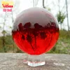 Customized Newly Design Acrylic K9 Crystal Red Christmas Sphere