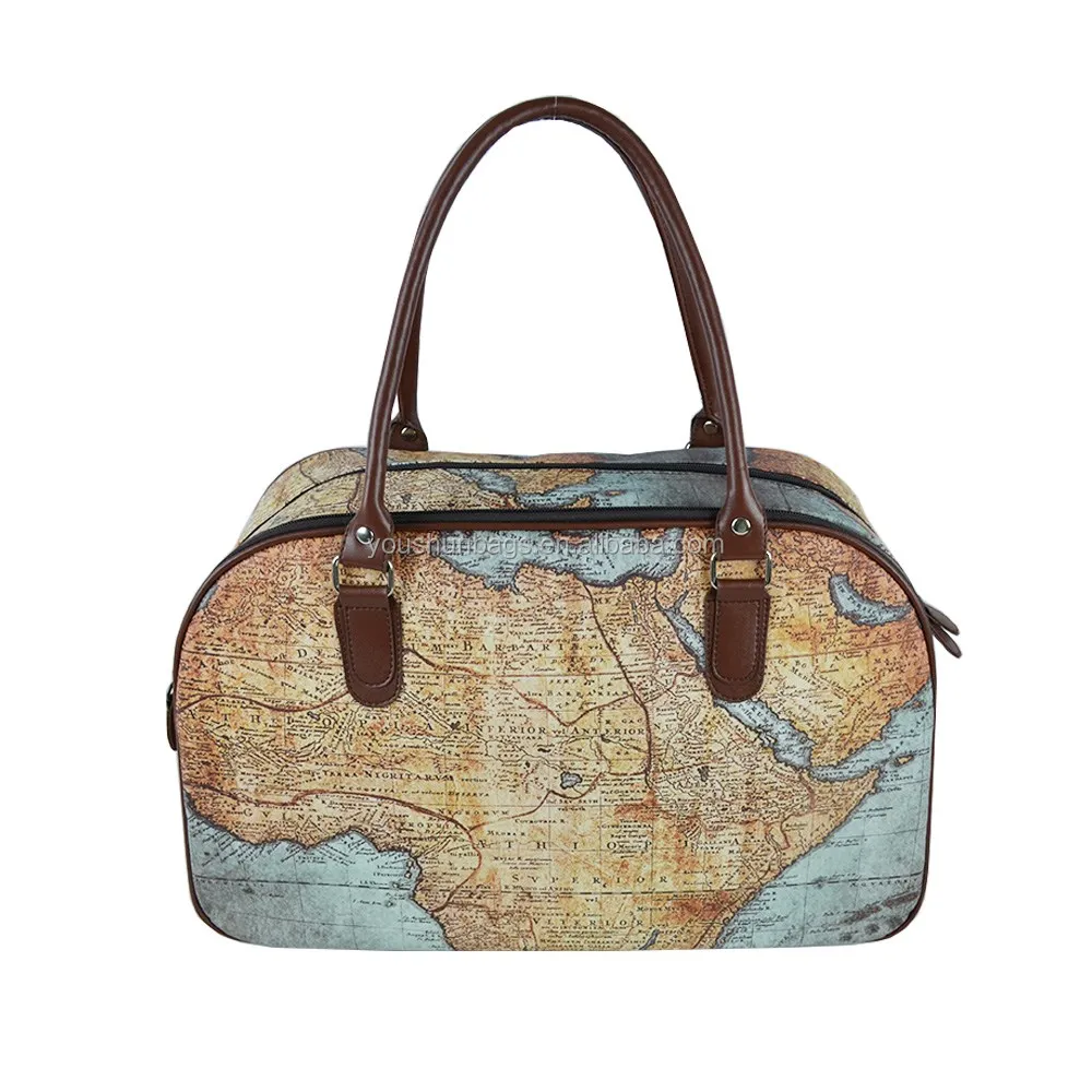 New Style Fashion Leather Handbags Wholesale China,Carrying Bag,Map Handbag - Buy Handbags ...