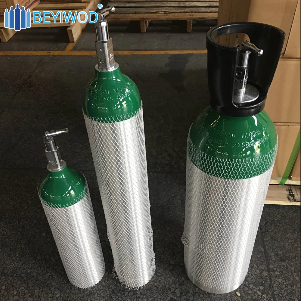 Usa Dot3al Me/md/m60 5l 10l Aluminum Medical Oxygen Cylinder With Pin