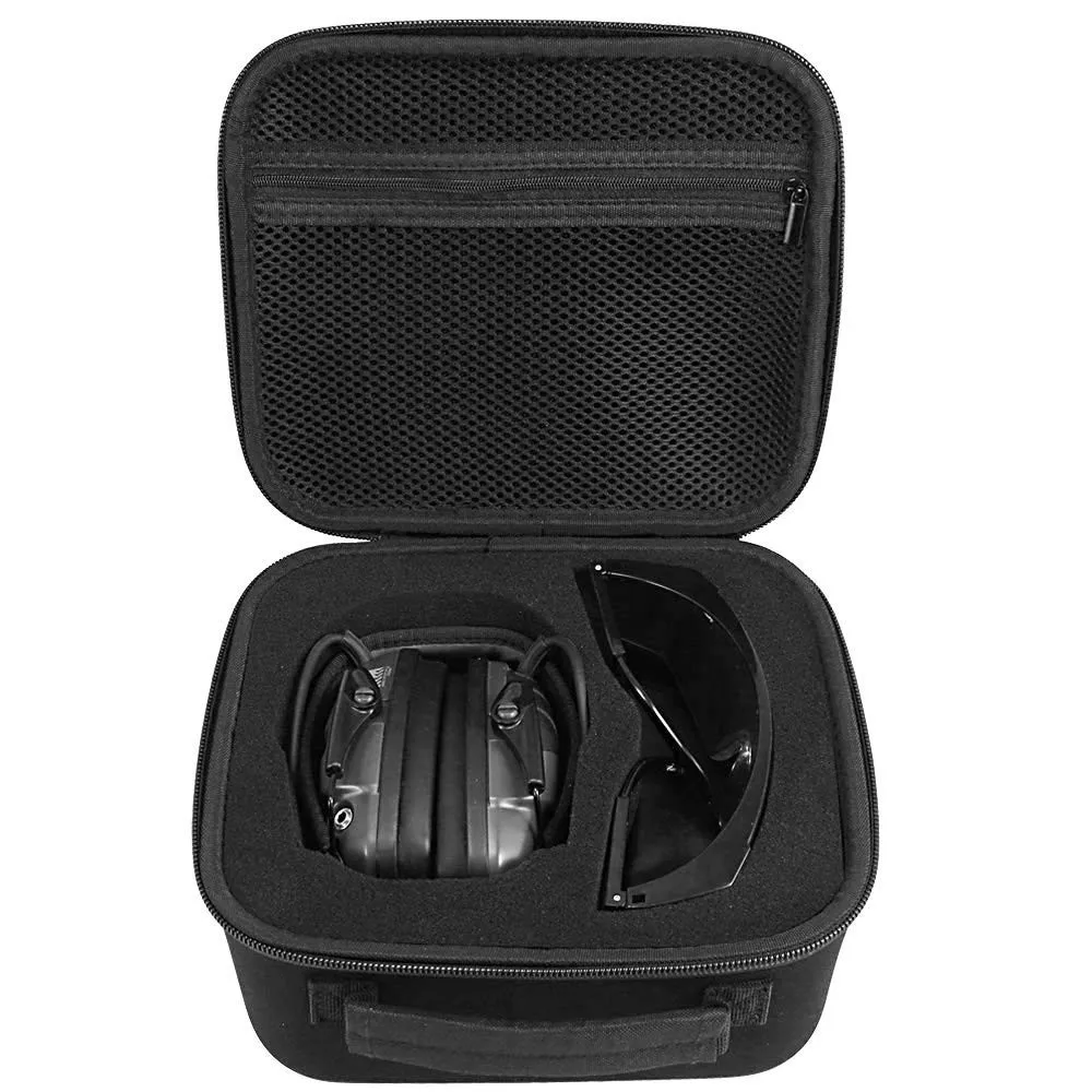 Carrying Earmuff Case Shooting Glasses Organizer For Howard Leight