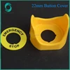 diameter 22mm push button switch accessories Emergency stop button protective cover with warning ring