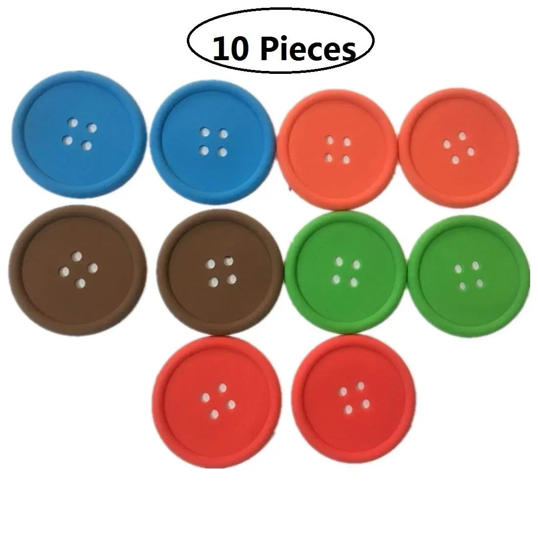 Silicone Coasters Drinks Find Deals Get Quotations Tsuen Non Slip On Coasters For Drinks 10 Pieces Anti Silicone Coffee