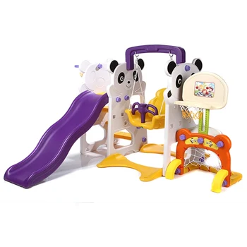 Home Slide Indoor Plastic Panda Baby 
