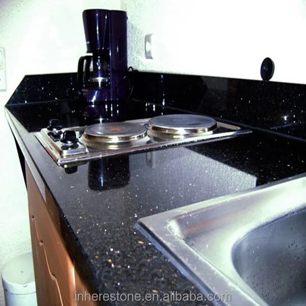 Black Galaxy Low Kitchen Granite Countertops Price Buy Kitchen