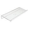 Customized wholesale clear Angled Ergonomic Acrylic Computer Keyboard Stand/Platform