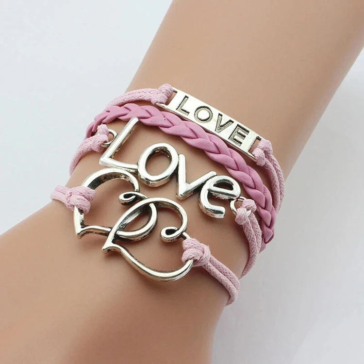 אופנה גולגולת תכשיטי גברים חום עור צמיד, צמיד גברים