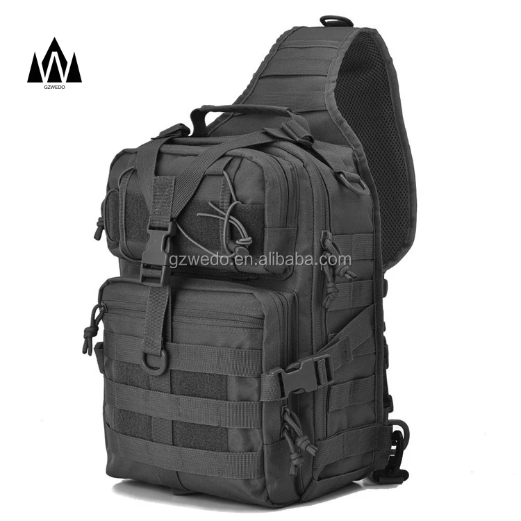 Tactical Sling Military Backpack Pack Rover Small Shoulder Bag Molle Bike Hiking 