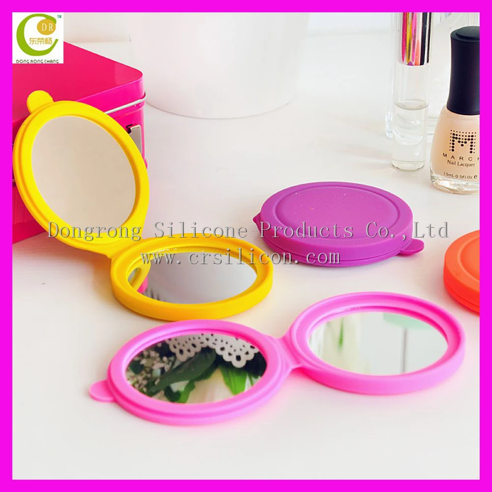 Shell Shape Silicone Mirror For Gifts Buy Shell Shape Silicone Mirror