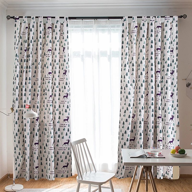 Hookless Faux Linen Woven Fabric Window Curtain for Living Room Wholesale