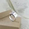 Wholesale noble 304 silver plated knowledge book college ring for graduate