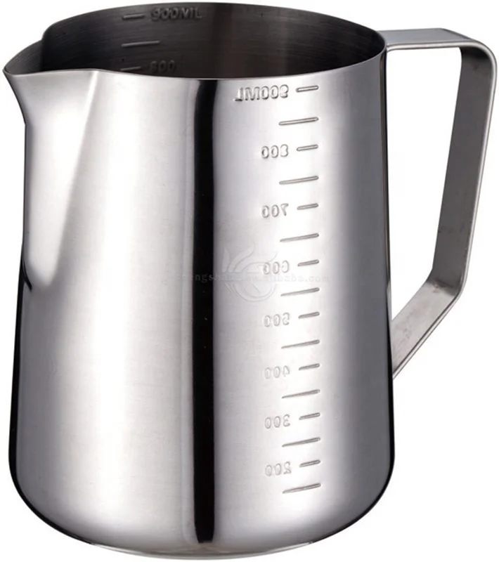 12/20/32/56 Oz Best Seller Measuring Stainless Steel Milk Frothing