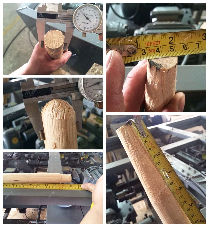 Automatic Hoe Hammer Shovel Handle Wood Round Broom Stick Making Machine Wooden Handle Making