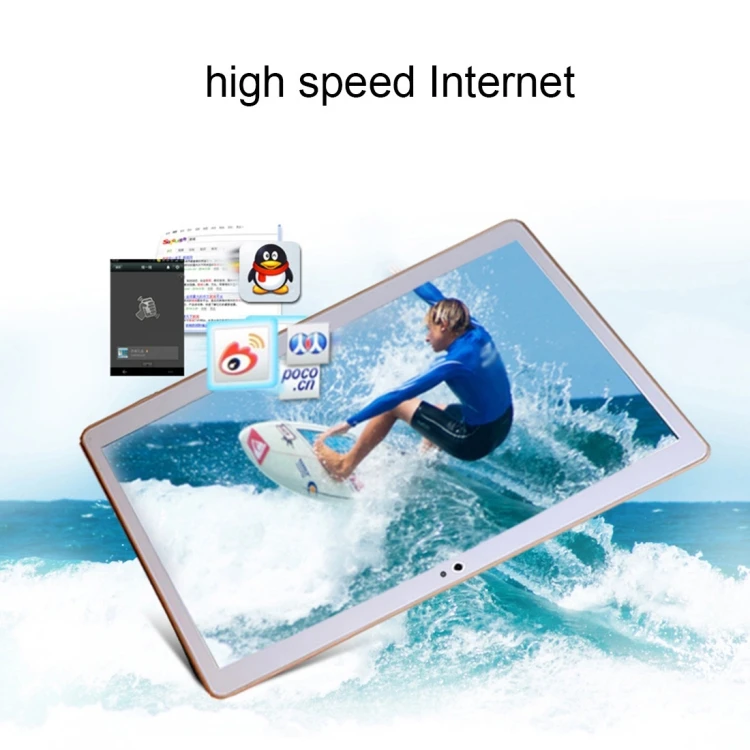 High quality 4G Phone Call Tablet PC 10.1 inch 2GB 32GB Support Google Play Dual SIM with Random Color Delivery Leather Case