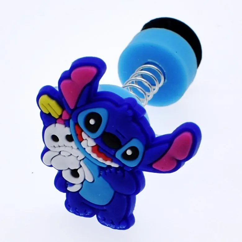 Lilo Stitch Shaking Head Shoe Clip Shoe Charm Buckles Pvc Wholesale Spring Charms Thk58 Buy