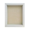 11" * 9" 3D MDF white custom made plexiglass deep shadow box picture frames 3d display frames wholesale shadow box
